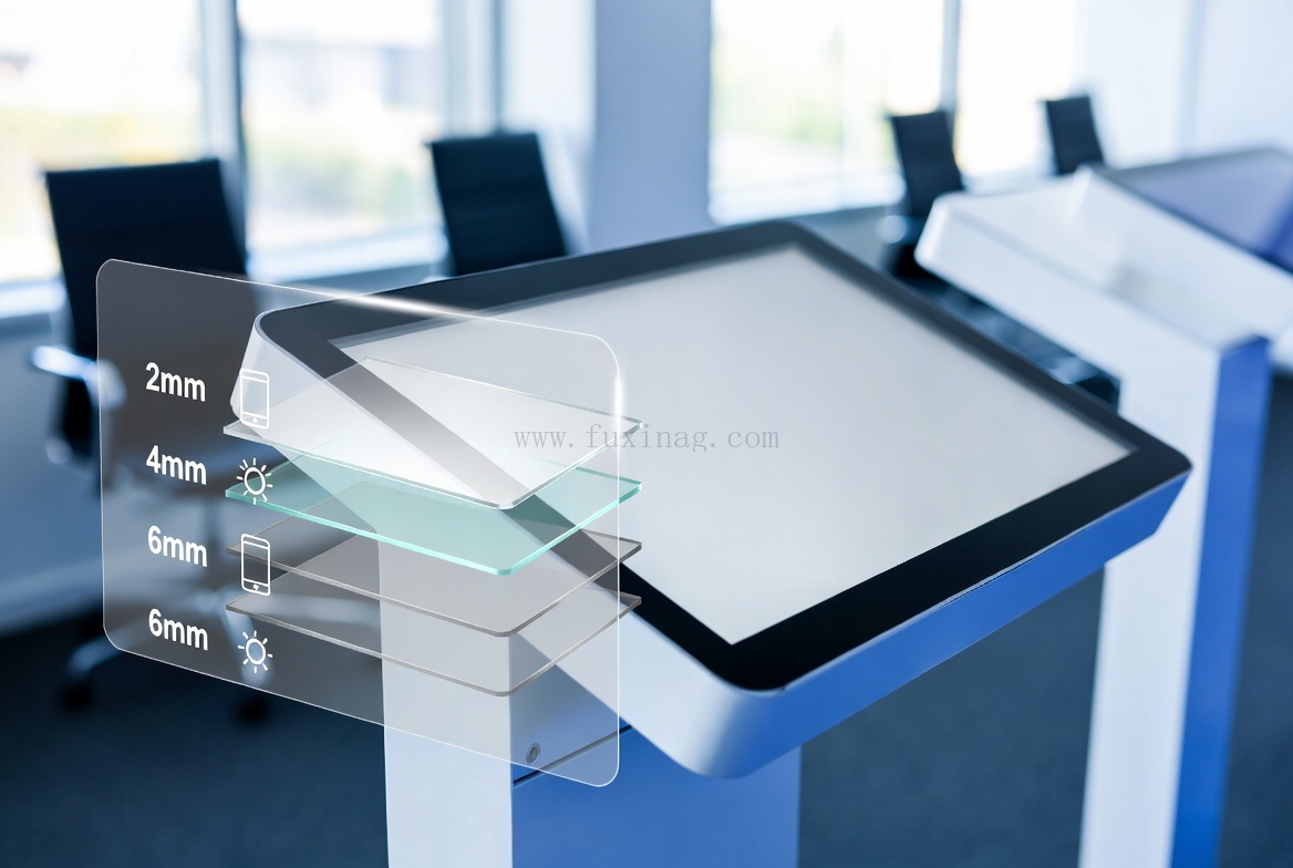 How to Select the Right AG Anti-Glare Cover Glass Thickness for Interactive Displays